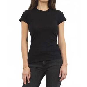 NEW LAMADE basic classic crew neck tee in black